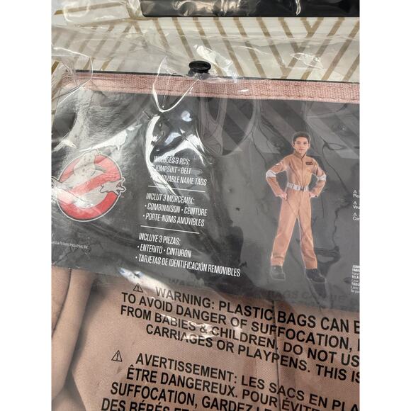 GHOSTBUSTERS Child Spengler Stantz Venkman Zeddedmore Costume | Size 8-10 - Picture 6 of 6